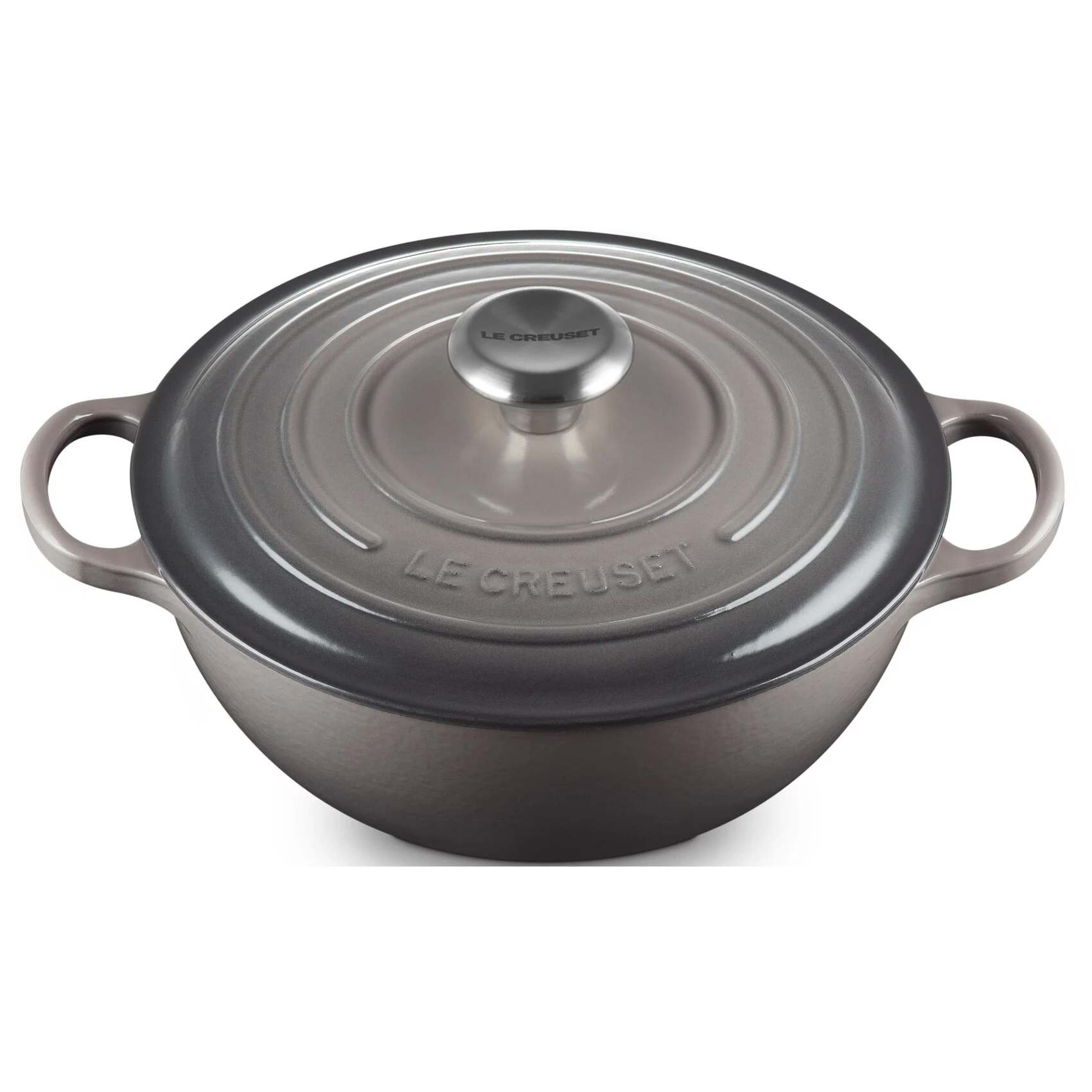 Le Creuset Signature Marmite Braadpan, 26cm flint 1